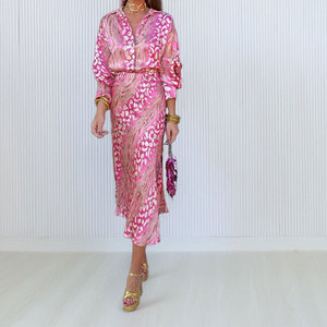 Mercancía General 2026, Ropa de Mujer para Comercio Exterior Transfronterizo, Estilo Europeo Americano, Primavera, Nuevo Estilo, Elegante, Estampado - Product Image 3