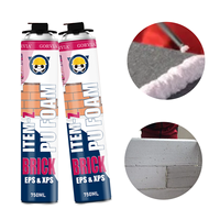 GORVIA ITEM-Z Mastic en mousse PU pour la maçonnerie, mastic expansif en polyuréthane pour les murs en briques, les joints de mortier et l'isolation