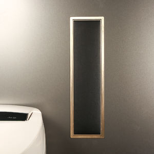 Portaescobillas de Inodoro Empotrado de Acero Inoxidable de Lujo <span class=keywords><strong>con</strong></span> Nicho, Diseño Moderno, Superficie de Cuero Empotrada - Product Image 4