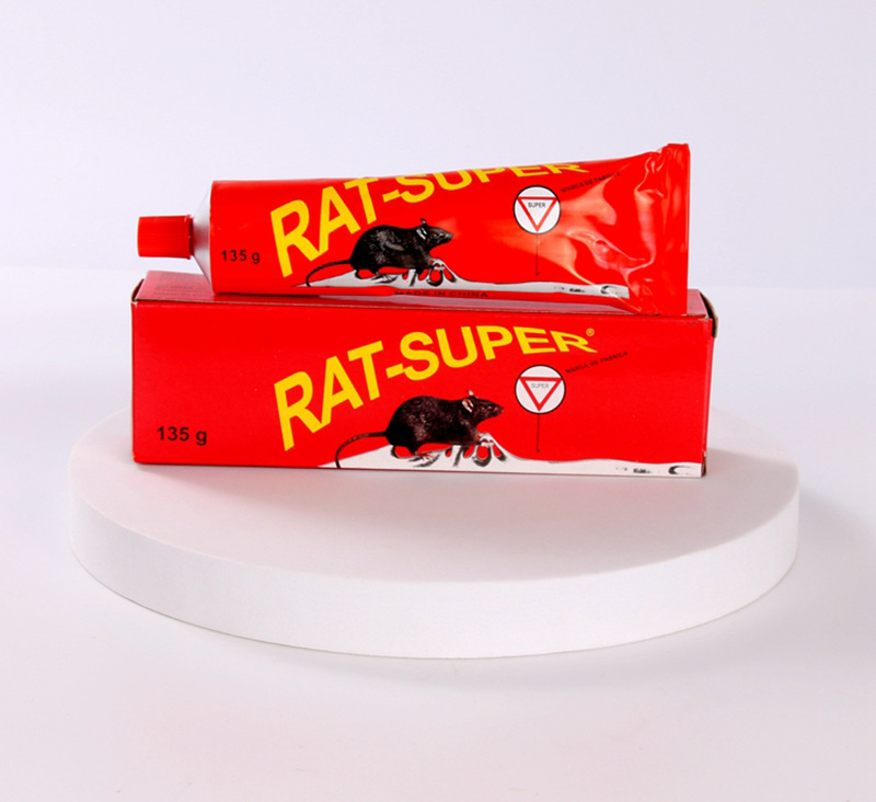 Boîte rouge adhésive forte de 135 g