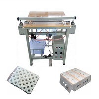 Machine de scellage semi-automatique pneumatique pour sacs plastiques et films, boissons, scellage à froid/à chaud, cartons à noyau, garantie 1 an