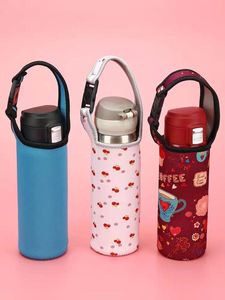 Sac isotherme étanche pour bouteille d'eau chaude, sac bandoulière porte-boisson pour enfants - Product Image 2