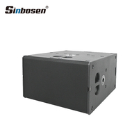 Système audio Son Double caisson de basses de 15 pouces Caisson de basses passif professionnel Haut-parleurs