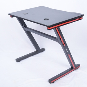 Escritorio para Computadora en Forma de Z, <span class=keywords><strong>Mesa</strong></span> de Juego para Gamers, Mesas <span class=keywords><strong>Gamer</strong></span> para PC con Luces LED RGB, Escritorio para Juegos de Computadora - Product Image 4