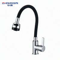 Robinet de cuisine chaud et froid, fonction de pulvérisation à double mode rotative à 360 degrés, prix fabricant de robinets en gros