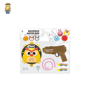 Pistolet à eau électrique 1,5 L avec réservoir en forme de hibou de dessin animé, jouet aquatique d'été pour garçons et filles - Product Image 2