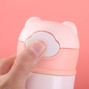 Termo de paja de acero inoxidable 304 para niños, taza de rebote creativa de viento INS para mujer, taza de regalo encantadora, venta al por mayor CUP1788 - Product Image 4