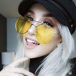 Gafas de Sol Ovaladas con Lentes de Espejo Estilo Vintage, Novedades de Moda 2021, Gafas de Sol Extra Grandes con Protección UV400 para Mujer - Product Image 5