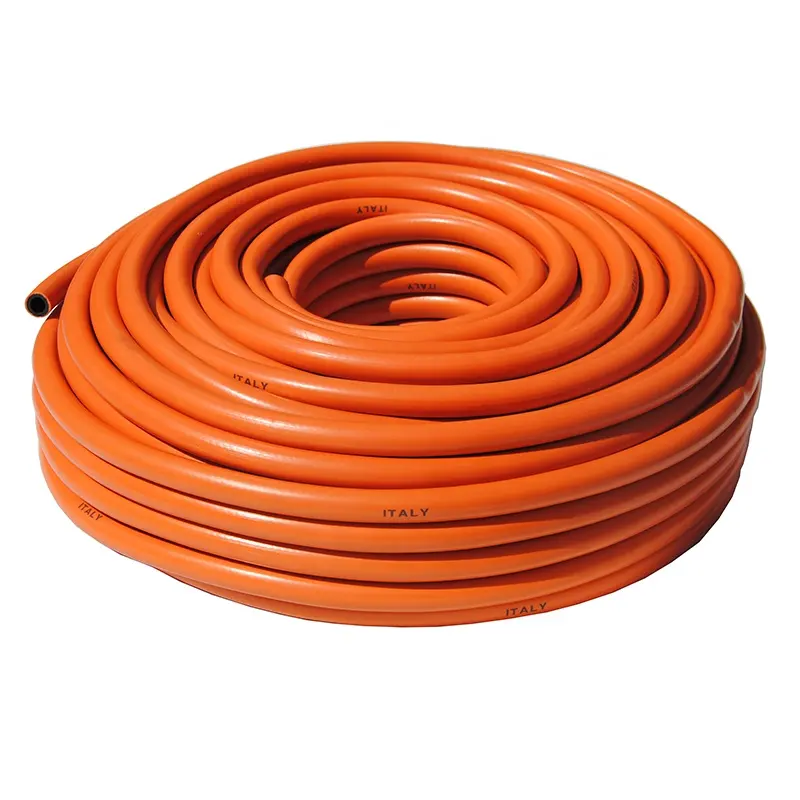 Tuyau Flexible en PVC gpl, couleur Orange de haute qualité, basse pression, cylindre de gaz Propane, à usage domestique