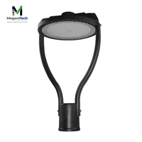 Lampe de jardin LED UFO en aluminium rayluxtech MZR-UFO-1, éclairage extérieur étanche IP65 pour villa, parc, cour