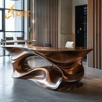 Sculpture en bronze de bureau moderne de luxe sur mesure D&Z Art Group pour le bureau du patron, la salle d'exposition, le mobilier de maison