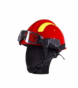 Casco de bombero de estilo europeo, auriculares de seguridad industrial para cascos de fuego Msa