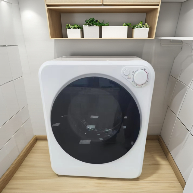 Compact Electric Tumble Dryer Portable Electric Clothes Drying Machine with Variety Drying Options