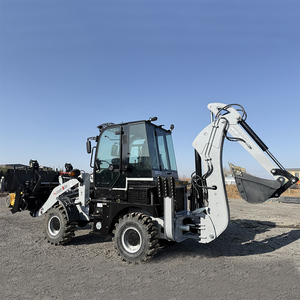 निर्माता 4x4 बैक होय लोडर रेट्रोडेकोरा व्हील मिनी खुदाई बैकहोय लोडर - Product Image 5