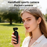 Caméra d'action portable 1080P FHD avec écran tactile, caméra de poche Wifi, caméra numérique portable rotative à 270° pour moto, vlog et photographie