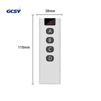 Télécommande RF433Mhz EV1527 KT10id intégrée avec 10 ensembles de télécommandes pour différents canaux, longue portée, large plage