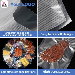 Sacchetti in Plastica Goffrata Sottovuoto in Nylon PE Termosaldabili per Alimenti, Rotoli per Confezionamento di Carne Affumicata, Prosciutto, Pollo <span class=keywords><strong>Arrosto</strong></span> - Product Image 5