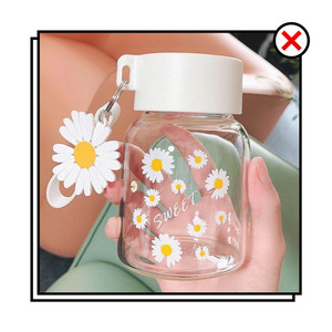 Verre à eau pour femme, petit, portable, simple, frais, mignon, créatif, tendance, personnalité, célébrité d'Internet, fille - Product Image 5
