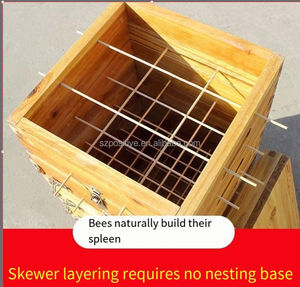 <span class=keywords><strong>Kit</strong></span> de démarrage automatique de ruche d'abeille <span class=keywords><strong>en</strong></span> <span class=keywords><strong>bois</strong></span> avec 7 cadres pour la ferme et l'apiculture Neuf et d'occasion - Product Image 6