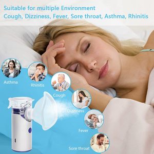 Phổ biến bé Ống hít xách tay máy phun sương y tế cầm tay lưới máy phun sương siêu âm với pin sạc - Product Image 5