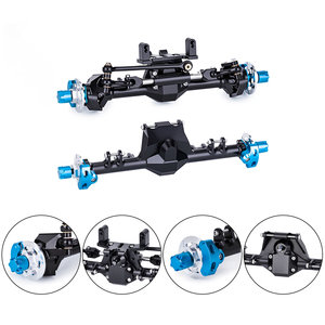 Juego de Ejes Rectos de Aluminio CNC con Barra de Dirección Hidráulica para <span class=keywords><strong>Axial</strong></span> <span class=keywords><strong>SCX24</strong></span> 1/24, Piezas de Mejora para Vehículos RC - Product Image 1