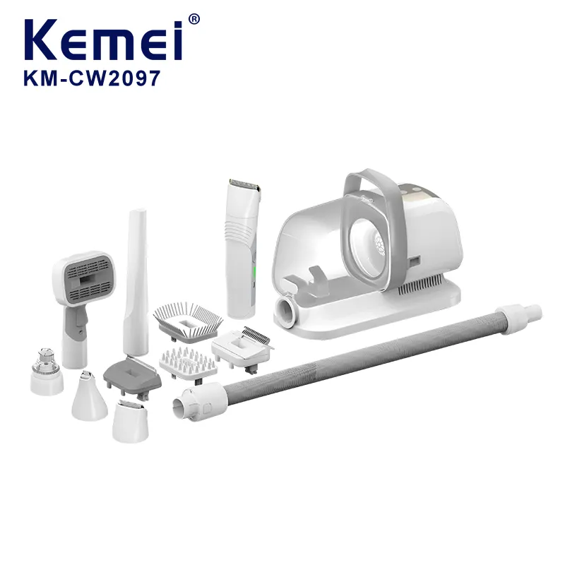 Kemei-Tondeuse électrique pour animaux de compagnie, kit de toilettage Km-Cw2097, kit de toilettage, outils de toilettage