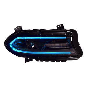 DOS para <span class=keywords><strong>Dodge</strong></span> <span class=keywords><strong>Charger</strong></span> SE <span class=keywords><strong>SXT</strong></span> RT 2015 2019, Actualización de Faros LED, Intermitentes, DRL, Versión RGB, Lámpara Delantera - Product Image 4