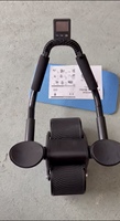 Rueda Abdominal con Rebote Automático y Soporte de Codo de Goma, Temporizador Inteligente con Contador, Entrenador de Core Duradero para Gimnasio en Casa