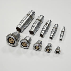 FGG EGG 00B 0B 1B 2B Havacılık Metal İtmeli Çekmeli Kendinden Kilitlemeli Konnektörler Erkek Fiş Dişi Soketler <span class=keywords><strong>2</strong></span> <span class=keywords><strong>3</strong></span> 4 5 6 7 8 9 10 12 14 16 Pin - Product Image 2
