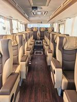 Kursi Bus Mewah Anti Air yang Dapat Disesuaikan Secara Manual dan Elektrik, Sandaran Napapi Nyaman, Bahan PVC/Kain Bermerek