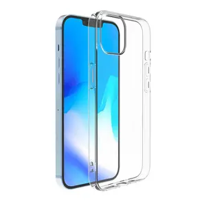 Custodia trasparente per iPhone 14 Plus 12 11 13 Pro max custodia morbida in TPU trasparente per iPhone 6 7 8 XR XS SE custodie