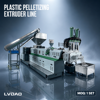 Granulateur Industriel Monovis Lvdao pour la Production de Granulés Plastiques PP PE ABS PS – Haute Efficacité pour Déchets Plastiques