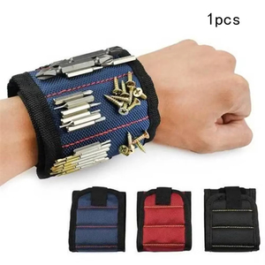 สายรัดข้อมือแม่เหล็กสำหรับเก็บสกรู ตะปู ดอกสว่าน สายรัดข้อมือใส่เครื่องมือพร้อมแม่เหล็กแรงสูง อุปกรณ์สุดเจ๋ง สายรัดข้อมือ - Product Image 5