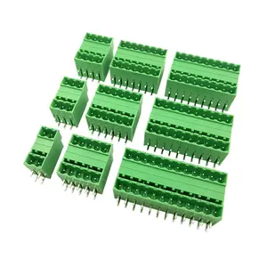 KF2EDGRH-5.08 2*6P pin blok terminal soket header 3.5/3.81 5.0/5.08 baris ganda konektor PCB KANAN demagson DINKLE