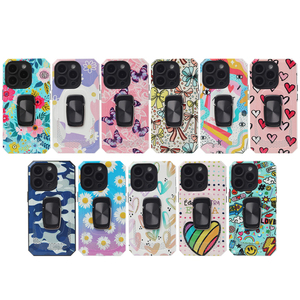 Accessori per telefoni cellulari di alta qualità all'ingrosso Cover posteriore con supporto ad anello Infinite <span class=keywords><strong>Space</strong></span> 2 In 1 custodia per telefono - Product Image 6