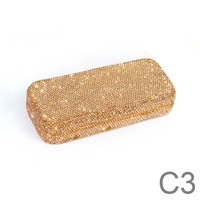 Nouvelle boîte à lunettes, boîte à lunettes de soleil en PU, boîte à miroir, emballage brillant, étui rigide, pochette pour lunettes de soleil