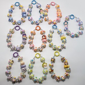 Ciondolo con Perline Dipinte a Mano della Serie Goodnight Starry Sky - Squisito Ciondolo per Telefono e Borsa - Product Image 1