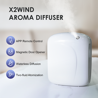 Diffuseur d'aromathérapie compact et silencieux CNUS X2Wind, commande intelligente par application, 150 ml, diffuseur de parfum pour la maison et le bureau