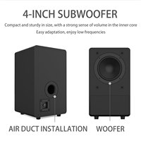 Soundbar TV BS-83, 60W dengan Subwoofer Box, Speaker Nirkabel, Home Theater Surround Sound, Aux/USB/Optical/Coaxial/ARC