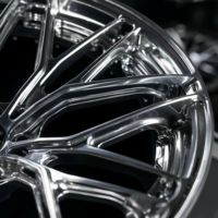 RCSR Velg Mobil Penumpang Kustom Chrome Baru, Cekung, Aluminium Alloy Forged, Ukuran 17 18 19 20 21 22 23 Inch 5x120 5x112 5x114.3
