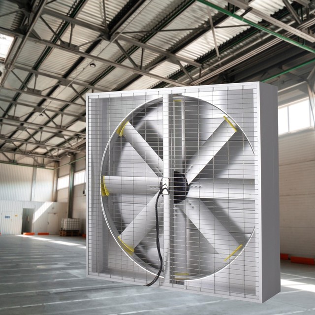 Heavy Duty Aluminum Alloy Industrial Exhaust Fan BLDC Motor Direct Drive Solar Power Negative Pressure Cooling  Ventilation Fans