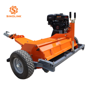 <span class=keywords><strong>Tondeuse</strong></span> à fléaux à essence monocylindre industrielle 15HP 420cc |   Hauteur de coupe réglable de 25 à 70 mm, démarrage électrique, autopropulsé - Product Image 4