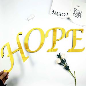 10cm/15cm/20cm English Capital Letters Diy 3D Mirror Acrylic <b>Wall</b> Decals Modern Home <b>Decor</b> <b>Wall</b> Art Mural <b>Sticker</b> - Product Image 6