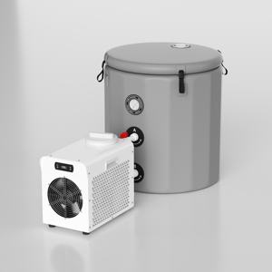 Mini Refrigeratore WiFi da 0,3 CV + Vasca da Bagno Gonfiabile Portatile Rotonda per Sport all'Aperto e Allenamento Fitness - Product Image 3