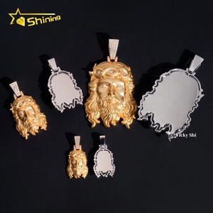 Новое поступление, ювелирный кулон в стиле хип-хоп, 925 Серебряный кулон с муассанитом, кулон с сертификатом GRA, кулон из муассанита для мужчин - Product Image 6