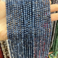 JD GEMS Vente en gros de perles de calcédoine facettées de 2/3/4 mm, pierres naturelles de haute qualité, petites perles idéales pour la fabrication de bijoux, bracelets de guérison
