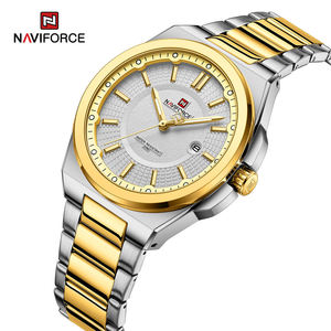 NAVIFORCE 9212 Reloj de Pulsera de Cuarzo para Hombre, de Acero Inoxidable, Resistente al Agua, con Movimiento Japonés, Personalizable, Marca de Primera Calidad - Product Image 1