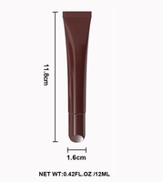 Huile à lèvres transparente, soin des lèvres, longue durée, nourrissante, hydratante, huile à lèvres brillante aux peptides