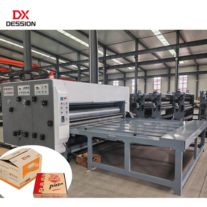 Nueva Máquina Semiautomática para Fabricación de Cajas de Cartón Corrugado, Máquina de Troquelado Rotatorio para Cajas de Pizza, Superventas - Product Image 1