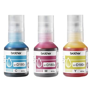 Juego de cartuchos para impresora BTD180 Ciano/Magenta/Amarillo TANKBENEFIT BTD180CLVAL - Product Image 1